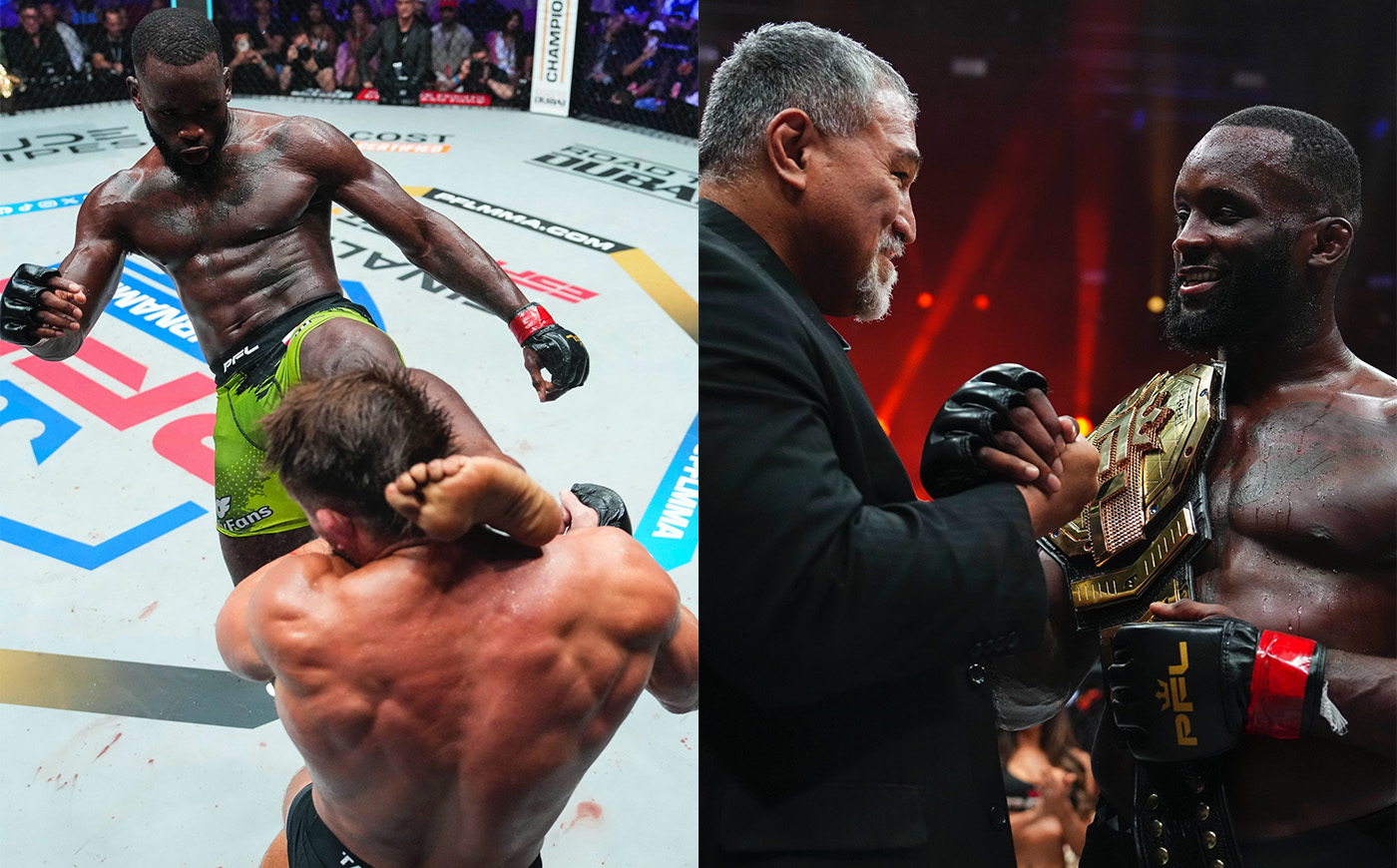 британец Фабиан Эдвардс нокаутировал американца Далтона Росту ударом ногой в голову