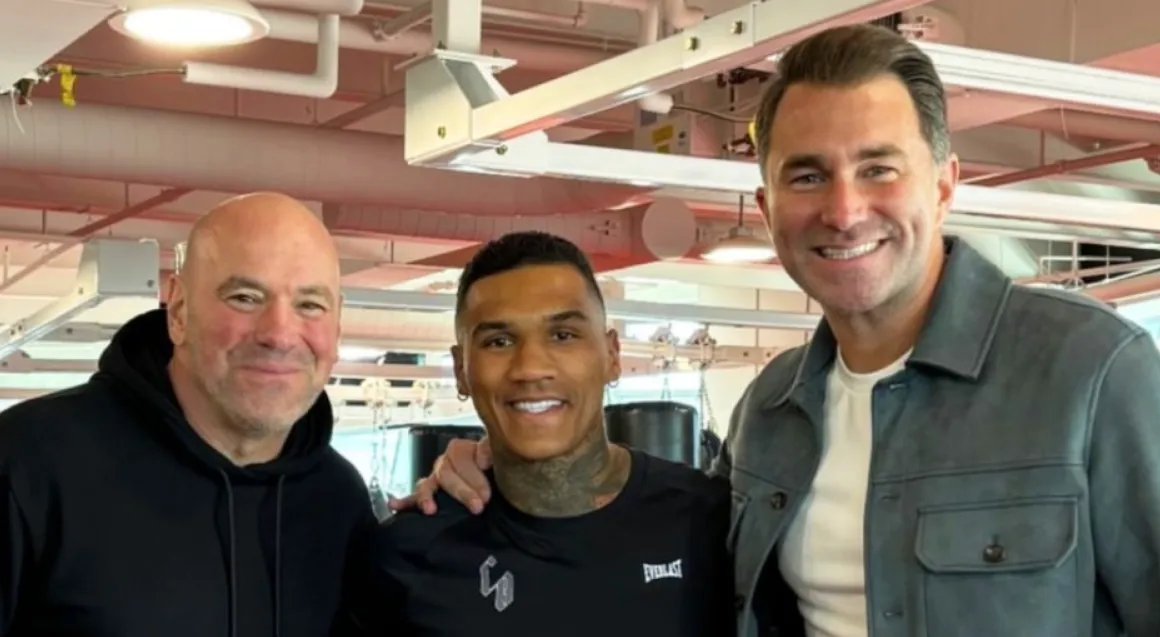 Дана Уайт, Конор Бенн, Эдди Хирн